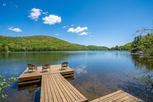 Bord de l'eau - 20 Ch. Ovila, Mont-Tremblant, QC - Outdoor With Body Of Water With View