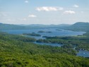 Photo aérienne - 321 Ch. Du Versant, Saint-Donat, QC  - Outdoor With Body Of Water With View 