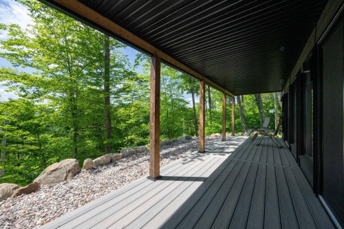 Balcon - 321 Ch. Du Versant, Saint-Donat, QC - Outdoor With Deck Patio Veranda