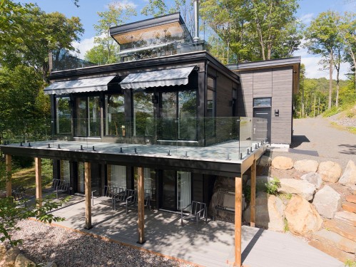 Aerial View - 321 Ch. Du Versant, Saint-Donat, QC 