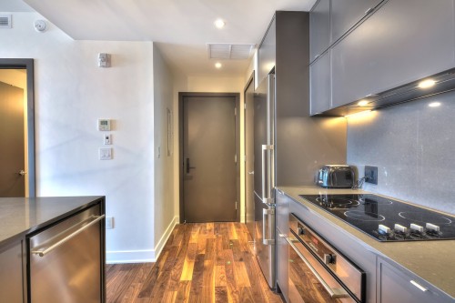 Kitchen - 1103-175 Rue De La Montagne, Montréal (Le Sud-Ouest), QC - Indoor Photo Showing Kitchen