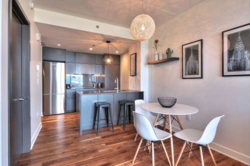 Dining Room - 1103-175 Rue De La Montagne, Montréal (Le Sud-Ouest), QC - Indoor Photo Showing Dining Room