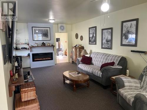 18 Maple St, Thessalon, ON - Indoor Photo Showing Living Room With Fireplace