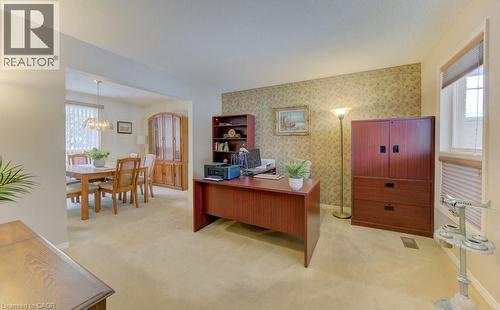 Living room being used as an office - 594 Hunters Place, Waterloo, ON - Indoor