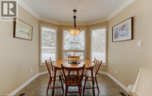 Sunny view in mornings - 594 Hunters Place, Waterloo, ON - Indoor Photo Showing Dining Room