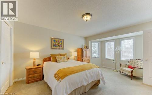 Bay window sitting area - 594 Hunters Place, Waterloo, ON - Indoor Photo Showing Bedroom