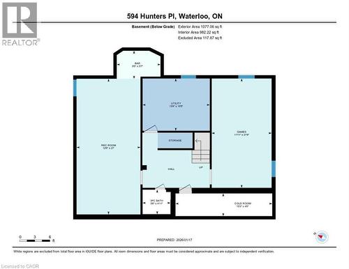 Basement level - 594 Hunters Place, Waterloo, ON - Other