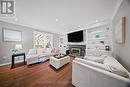 23 Cowan Boulevard, Cambridge, ON  - Indoor Photo Showing Living Room With Fireplace 