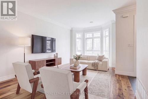 Living Rm overlooking Dining Rm virtually staged - 66 Compass Way, Mississauga, ON - Indoor