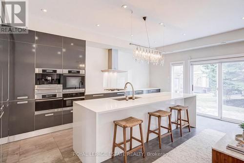 Kitchen virtually staged - 66 Compass Way, Mississauga, ON - Indoor Photo Showing Kitchen With Upgraded Kitchen
