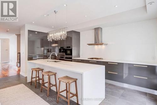 Kitchen virtually staged - 66 Compass Way, Mississauga, ON - Indoor Photo Showing Kitchen With Upgraded Kitchen