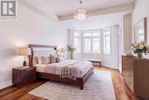 Primary Bedroom virtually staged - 66 Compass Way, Mississauga, ON - Indoor Photo Showing Bedroom