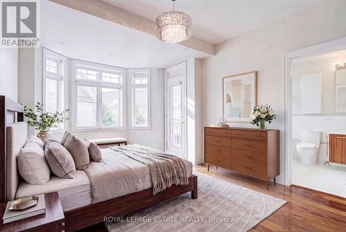 Primary Bedroom virtually staged - 66 Compass Way, Mississauga, ON - Indoor Photo Showing Bedroom