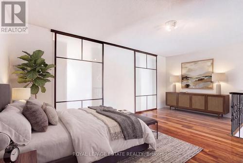 4rth Bedroom Loft virtually staged - 66 Compass Way, Mississauga, ON - Indoor Photo Showing Bedroom