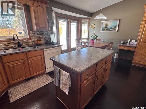 930 Sinotte Crescent, La Ronge, SK - Indoor Photo Showing Kitchen With Double Sink