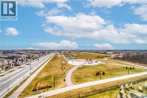 Aerial view of residential area featuring a park - 770 Whitlock Avenue Unit# 606, Milton, ON - Outdoor With View