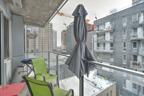 Balcony - 906-1414 Rue Chomedey, Montréal (Ville-Marie), QC - Outdoor With Exterior