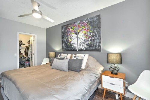 Master Bedroom - 906-1414 Rue Chomedey, Montréal (Ville-Marie), QC - Indoor Photo Showing Bedroom