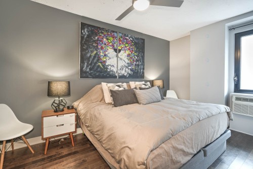 Master Bedroom - 906-1414 Rue Chomedey, Montréal (Ville-Marie), QC - Indoor Photo Showing Bedroom