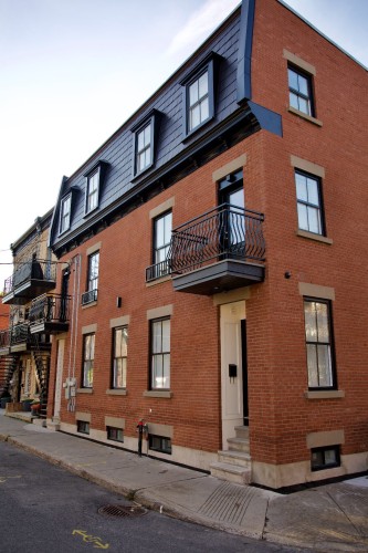 Front of Structure - 640 Rue Fortune, Montréal (Le Sud-Ouest), QC - Outdoor With Balcony With Exterior