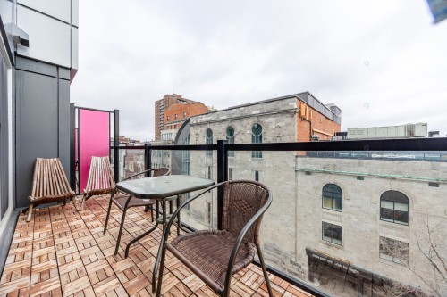 Balcony - 603-2100 Boul. St-Laurent, Montréal (Ville-Marie), QC - Outdoor With Exterior