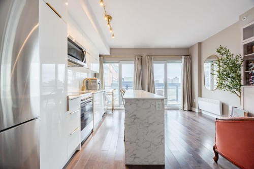 Kitchen - 603-2100 Boul. St-Laurent, Montréal (Ville-Marie), QC - Indoor Photo Showing Kitchen With Upgraded Kitchen