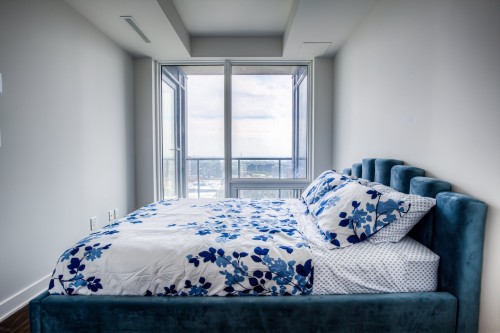 Chambre à coucher principale - 2503-1188 Rue St-Antoine O., Montréal (Ville-Marie), QC - Indoor Photo Showing Bedroom