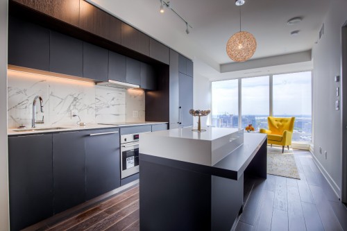 Cuisine - 2503-1188 Rue St-Antoine O., Montréal (Ville-Marie), QC - Indoor Photo Showing Kitchen