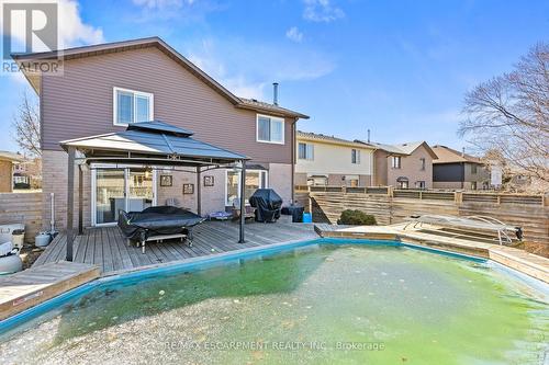 23 Ricardo Court, Hamilton, ON - Outdoor With In Ground Pool With Deck Patio Veranda