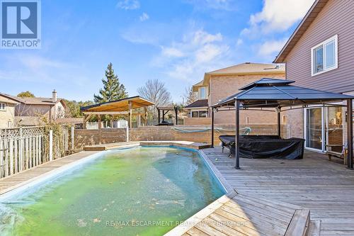 23 Ricardo Court, Hamilton, ON - Outdoor With In Ground Pool With Deck Patio Veranda