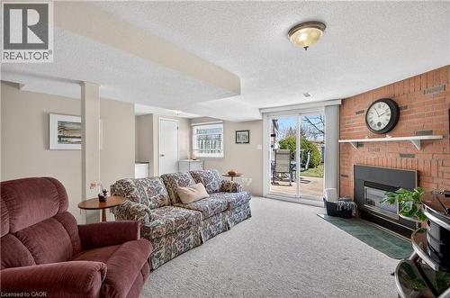 3130 Driftwood Drive, Burlington, ON - Indoor Photo Showing Living Room With Fireplace