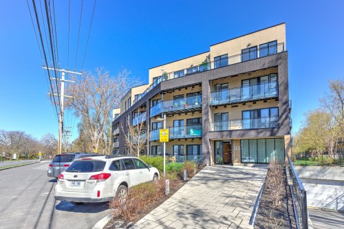 Front of Structure - 410-145 Boul. Bouchard, Dorval, QC - Outdoor With Balcony