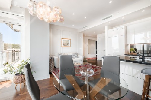 Salle à manger - 3802-1188 Av. Union, Montréal (Ville-Marie), QC - Indoor Photo Showing Dining Room