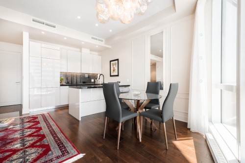 Coin-repas - 3802-1188 Av. Union, Montréal (Ville-Marie), QC - Indoor Photo Showing Dining Room