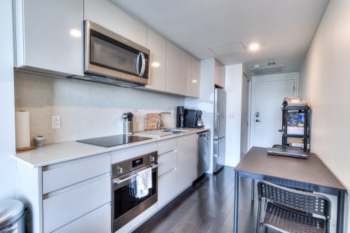 Kitchen - 3712-1210 Rue Jeanne-Mance, Montréal (Ville-Marie), QC - Indoor Photo Showing Kitchen