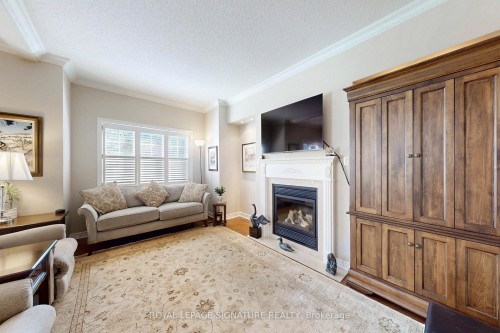 1 Althorp Way, Markham, ON - Indoor Photo Showing Living Room With Fireplace