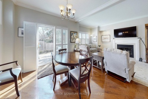 1 Althorp Way, Markham, ON - Indoor Photo Showing Dining Room With Fireplace