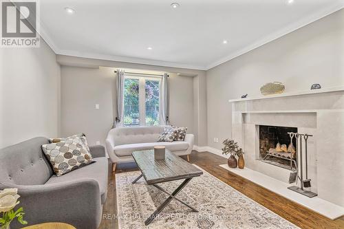 48 Lambert Road, Markham, ON - Indoor Photo Showing Living Room With Fireplace