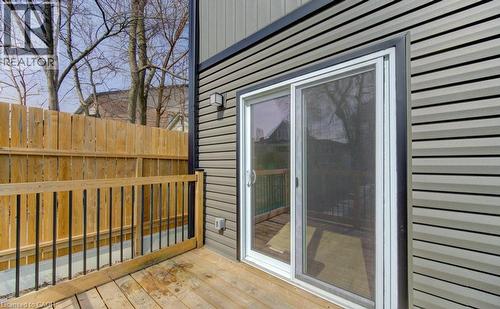 View of deck - 113 Walter Street, Kitchener, ON - Outdoor With Exterior