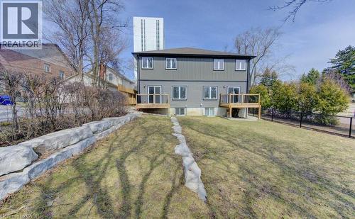 Back of property with a deck - 113 Walter Street, Kitchener, ON - Outdoor
