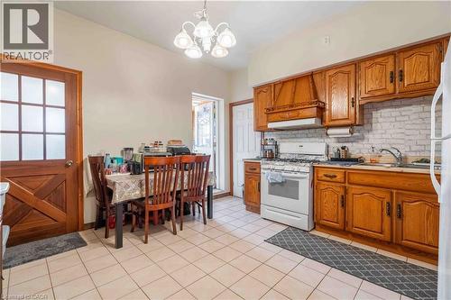 20 Milton Avenue, Hamilton, ON - Indoor Photo Showing Kitchen With Double Sink