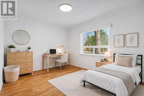 Digitally Staged - 23 Clifford Street, Hamilton, ON - Indoor Photo Showing Bedroom