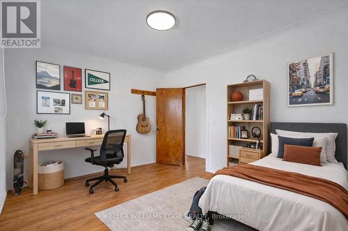 Digitally Staged - 23 Clifford Street, Hamilton, ON - Indoor Photo Showing Bedroom