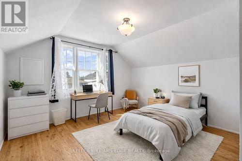 Digitally Staged - 23 Clifford Street, Hamilton, ON - Indoor Photo Showing Bedroom