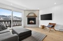 Salon - 223-129 Rue Cuttle, Mont-Tremblant, QC  - Indoor Photo Showing Living Room With Fireplace 