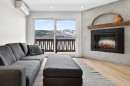Salon - 223-129 Rue Cuttle, Mont-Tremblant, QC  - Indoor Photo Showing Living Room With Fireplace 