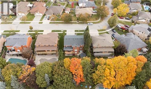 Aerial view of property and surrounding area featuring nearby suburban area - 228 Michener Crescent, Kitchener, ON - Outdoor With View
