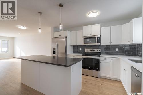 1775 Red Spring Street, Regina, SK - Indoor Photo Showing Kitchen With Double Sink With Upgraded Kitchen