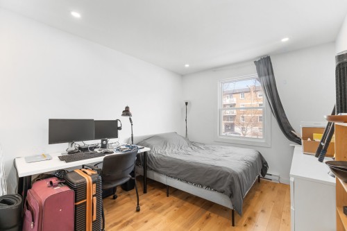 Chambre à coucher - 4-5180 Rue St-Hubert, Montréal (Le Plateau-Mont-Royal), QC - Indoor Photo Showing Office