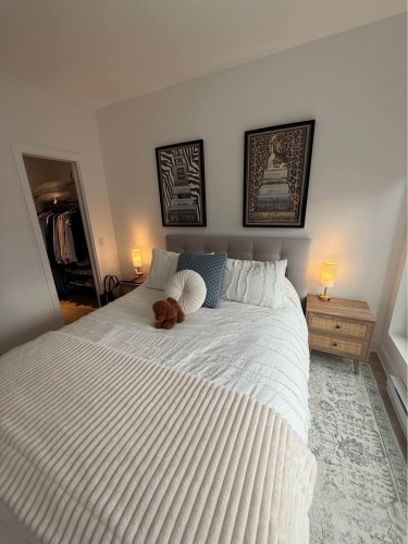 Chambre à coucher principale - 2105-950 Rue St-Antoine O., Montréal (Ville-Marie), QC - Indoor Photo Showing Bedroom